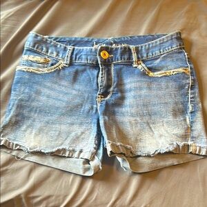 Ariya Blue Jean Shorts with Rolled Hems